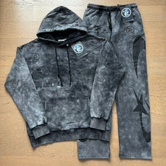 Hellstar Hoodie And Pants Two-Piece Set High-quality pure cotton high-street clothing