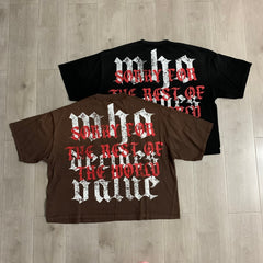 RARE PEACE T SHIRTS High-quality streetwear made from 260g pure cotton fabric.