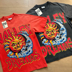 Valeforever Vale T Shirts Vintage-style cotton with a distressed wash