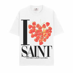 BIG FACE T shirts Pure Cotton High-Street Fashion