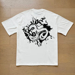 Hellstar T Shirts Retro style high street trend High-quality pure cotton high-street clothing