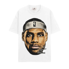 BIG FACE T shirts Pure Cotton High-Street Fashion