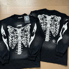 Hellstar Long Sleeve Shirts High-quality pure cotton high-street clothing