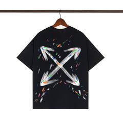 OFF WHITE T SHIRTS High-quality pure cotton high-street style