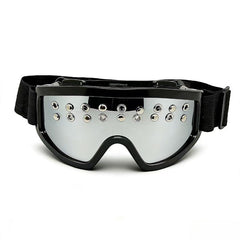 Trendy punk glasses rivets