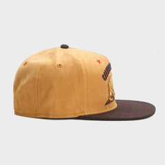 Trendy flat brimmed snapback hatssuede cartoon bear