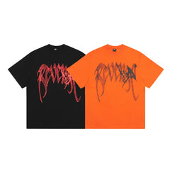 Revenge T Shirts High-quality streetwear with trendy Painted decoration