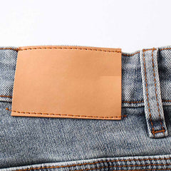 Mens trendy purple jeans 100% cotton Denim Shorts #PU508