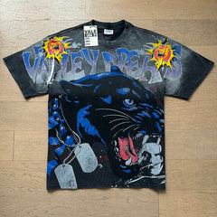 Valeforever Vale T Shirts Washed black with a distressed finish