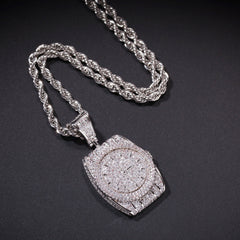 Jewelry Zircon Dial Pendant Vintage Fashion Pendant Necklace Spectrum St. Valentine's