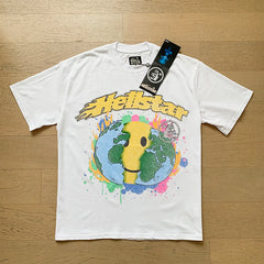 Hellstar T Shirts Retro style high street trend High-quality pure cotton high-street clothing