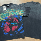 Valeforever Vale T Shirts Washed black with a distressed finish