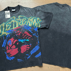 Valeforever Vale T Shirts Washed black with a distressed finish
