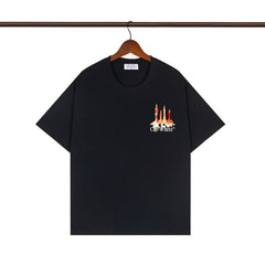OFF WHITE T SHIRTS High-quality pure cotton high-street style