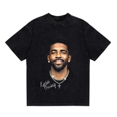 BIG FACE T shirts Pure Cotton High-Street Fashion