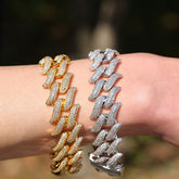 Bracelet Thorns Cuban Zircon Hip Hop Bracelet St. Valentine's Spectrum