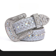 Hip-hop punk rhinestone belt west coast punk style