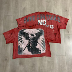 RARE PEACE T SHIRTS High-quality streetwear made from 260g pure cotton fabric.