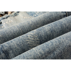 Mens trendy purple jeans 100% cotton Pure Cotton High Street Trend