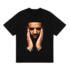 BIG FACE T shirts Pure Cotton High-Street Fashion