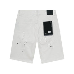 Mens trendy purple jeans 100% cotton Denim Shorts #PU501
