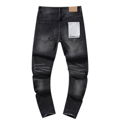 Mens trendy purple jeans 100% cotton Jeans #PU111