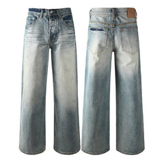 Mens trendy purple jeans 100% cotton Jeans Rhinestones #103