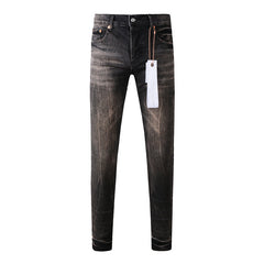 Mens trendy purple jeans 100% cotton Pure Cotton High Street Trend