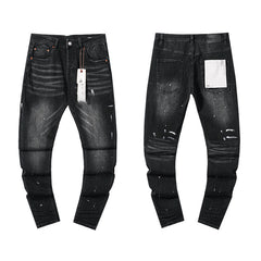 Mens trendy purple jeans 100% cotton Jeans #PU144