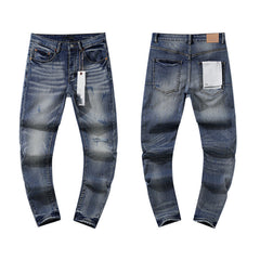 Mens trendy purple jeans 100% cotton Jeans #PU108