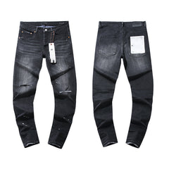 Mens trendy purple jeans 100% cotton Jeans #PU100