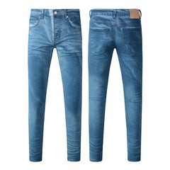 Mens trendy purple jeans 100% cotton Pure Cotton High Street Trend