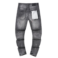 Mens trendy purple jeans 100% cotton Jeans #PU127