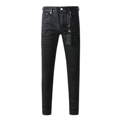 Mens trendy purple jeans 100% cotton Pure Cotton High Street Trend