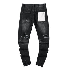 Mens trendy purple jeans 100% cotton Jeans #PU144