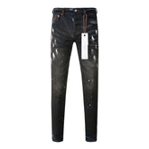 Mens trendy purple jeans 100% cotton Pure Cotton High Street Trend