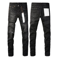 Mens trendy purple jeans 100% cotton Pure Cotton High Street Trend