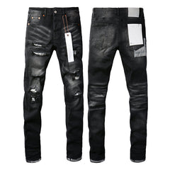 Mens trendy purple jeans 100% cotton Pure Cotton High Street Trend