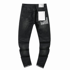 Mens trendy purple jeans 100% cotton Jeans #PU136