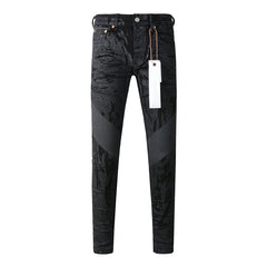 Mens trendy purple jeans 100% cotton Pure Cotton High Street Trend