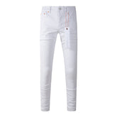Mens trendy purple jeans 100% cotton Pure Cotton High Street Trend