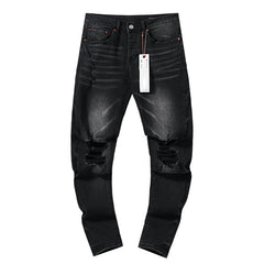 Mens trendy purple jeans 100% cotton Jeans #PU126