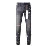 Mens trendy purple jeans 100% cotton Pure Cotton High Street Trend