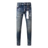 Mens trendy purple jeans 100% cotton Pure Cotton High Street Trend