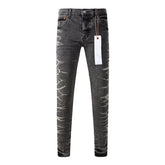 Mens trendy purple jeans 100% cotton Pure Cotton High Street Trend