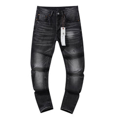 Mens trendy purple jeans 100% cotton Jeans #PU111