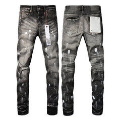 Mens trendy purple jeans 100% cotton Pure Cotton High Street Trend