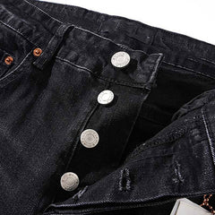 Mens trendy purple jeans 100% cotton Jeans #PU136