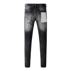 Mens trendy purple jeans 100% cotton Pure Cotton High Street Trend