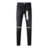 Mens trendy purple jeans 100% cotton Pure Cotton High Street Trend